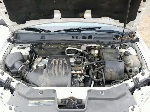 1G2AL15F177244566 - 2007 PONTIAC G5 WHITE photo 7
