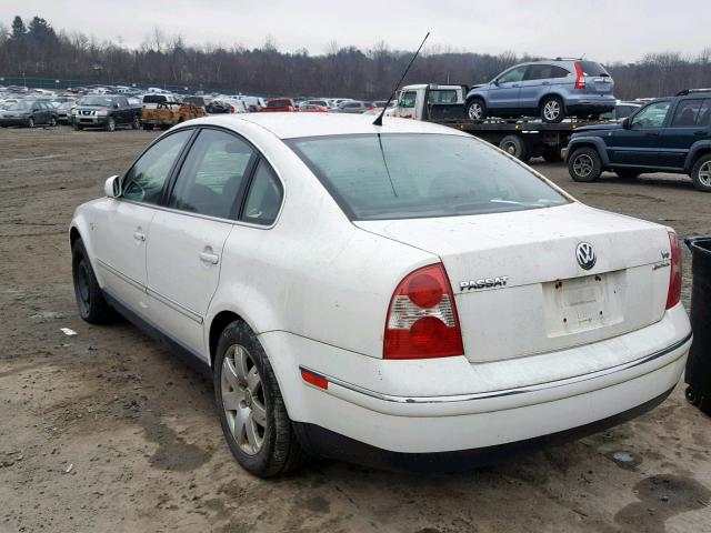 WVWTH63B73P037287 - 2003 VOLKSWAGEN PASSAT GLX 白色 照片 3