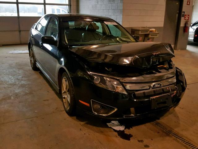 3FAHP0KC6BR119282 - 2011 FORD FUSION SPO BLACK photo 1