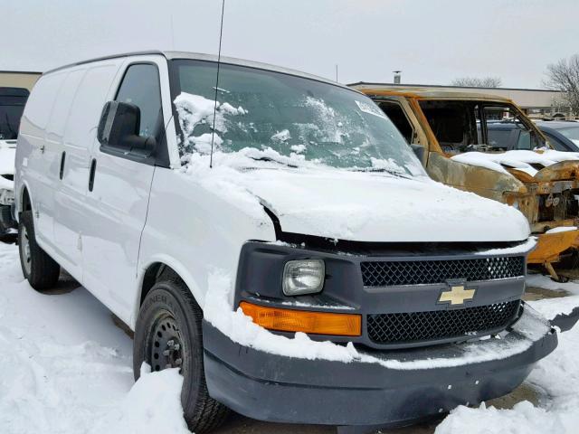 1GCSGAFX0D1181373 - 2013 CHEVROLET EXPRESS G1 WHITE photo 1