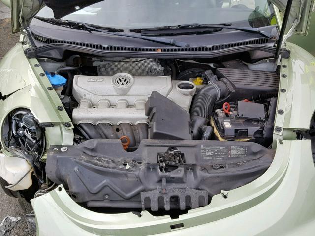 3VWPW3AG1AM007724 - 2010 VOLKSWAGEN NEW BEETLE Yaşıl foto 7