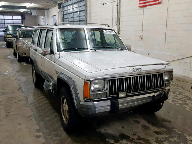 1J4FJ58L7LL130017 - 1990 JEEP CHEROKEE WHITE photo 1