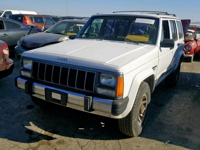 1J4FJ38L7KL499186 - 1989 JEEP CHEROKEE P WHITE photo 2