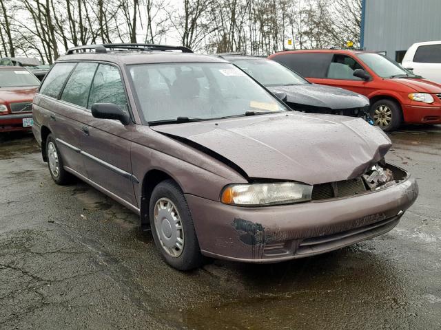 4S3BK4350T7313952 - 1996 SUBARU LEGACY L BROWN photo 1