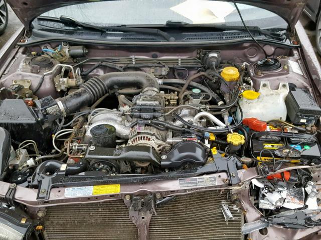 4S3BK4350T7313952 - 1996 SUBARU LEGACY L BROWN photo 7