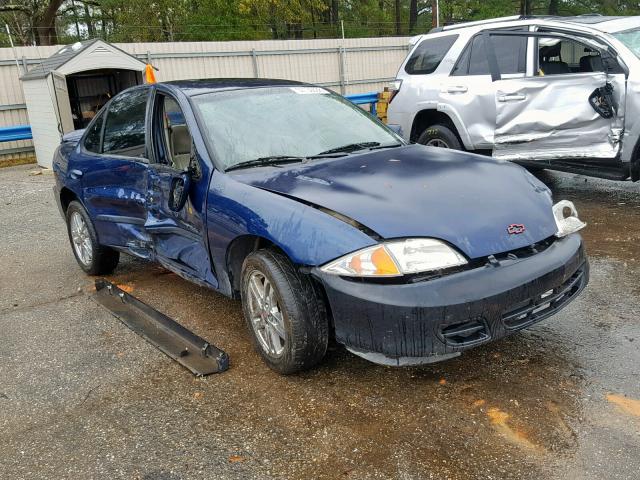 1G1JH52F227269695 - 2002 CHEVROLET CAVALIER L BLUE photo 1