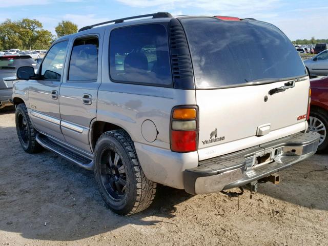 1GKEC13V55J166028 - 2005 GMC YUKON SILVER photo 3