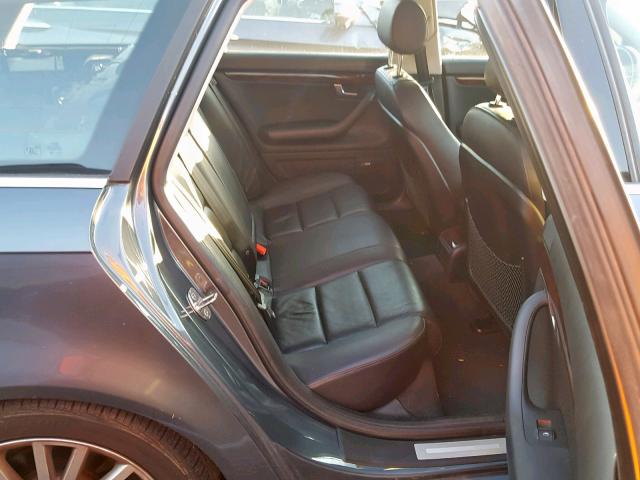 WAUKF78E36A228980 - 2006 AUDI A4 2.0T AV GRAY photo 6