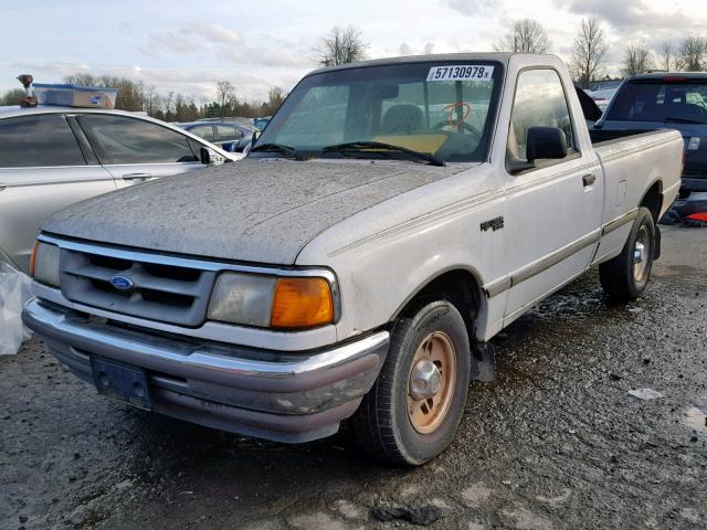 1FTCR10A3TPA03021 - 1996 FORD RANGER WHITE photo 2