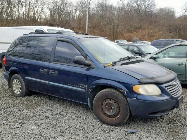 1C4GJ25381B123349 - 2001 CHRYSLER VOYAGER BLUE photo 1