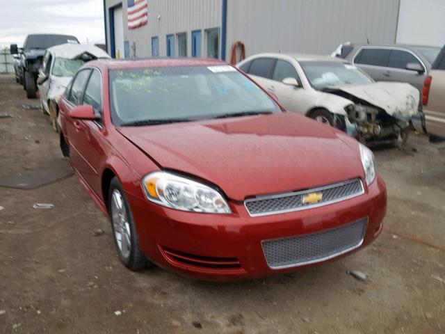 2G1WB5E38F1117190 - 2015 CHEVROLET IMPALA LIM RED photo 1