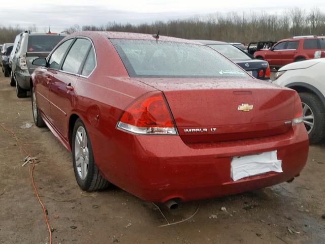 2G1WB5E38F1117190 - 2015 CHEVROLET IMPALA LIM RED photo 3