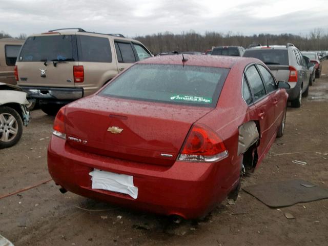 2G1WB5E38F1117190 - 2015 CHEVROLET IMPALA LIM RED photo 4