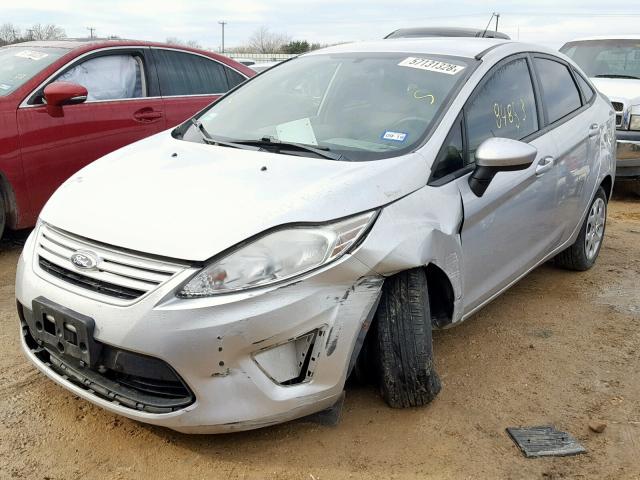 3FADP4AJ2CM215804 - 2012 FORD FIESTA S SILVER photo 2