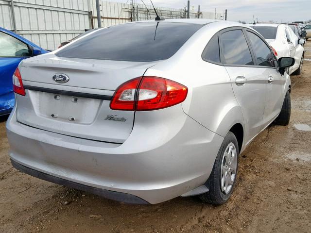 3FADP4AJ2CM215804 - 2012 FORD FIESTA S SILVER photo 4