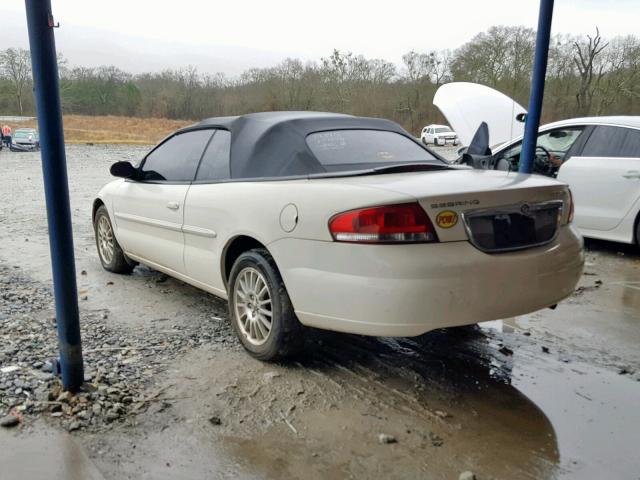 1C3EL55RX5N520948 - 2005 CHRYSLER SEBRING TO WHITE photo 3