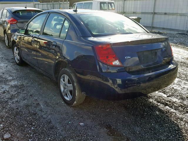 1G8AJ55F67Z147046 - 2007 SATURN ION LEVEL BLUE photo 3