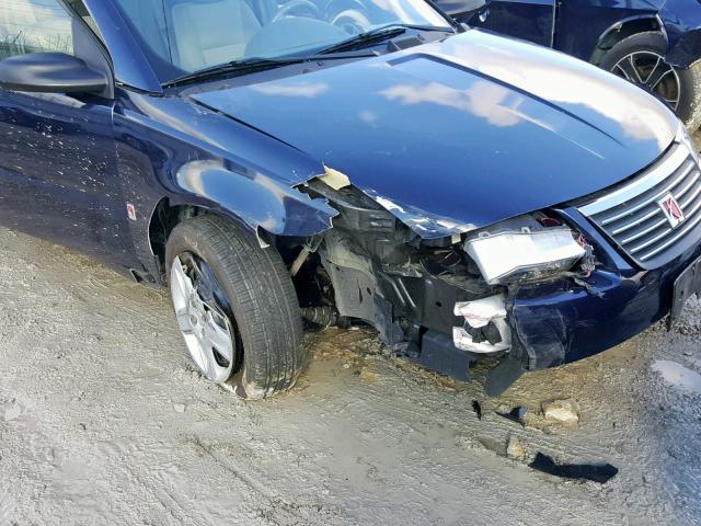 1G8AJ55F67Z147046 - 2007 SATURN ION LEVEL BLUE photo 9