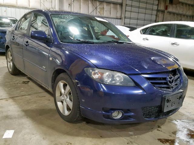 JM1BK323351302623 - 2005 MAZDA 3 S BLUE photo 1