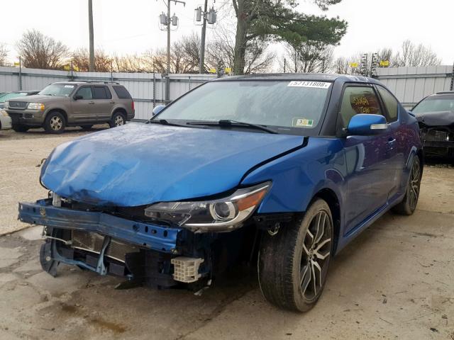 JTKJF5C78FJ008822 - 2015 TOYOTA SCION TC 蓝色 照片 2