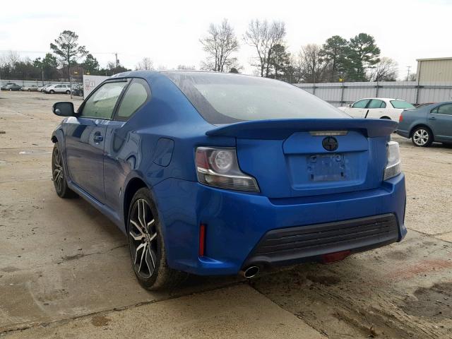 JTKJF5C78FJ008822 - 2015 TOYOTA SCION TC 蓝色 照片 3