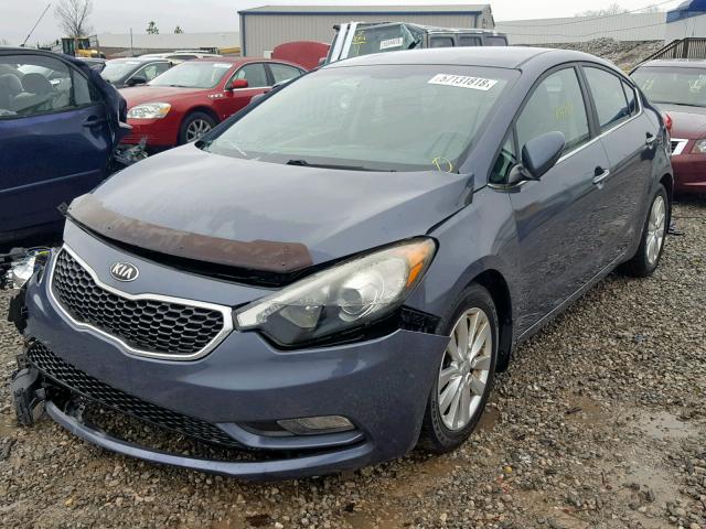 KNAFX4A81E5050690 - 2014 KIA FORTE EX CREAM photo 2