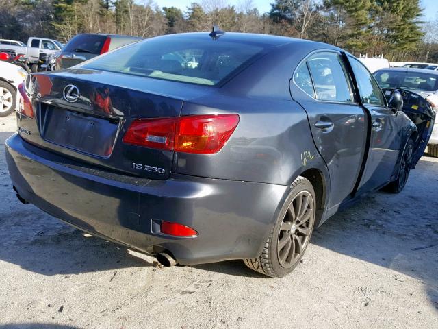 JTHCK262085017793 - 2008 LEXUS IS 250 GRAY photo 4