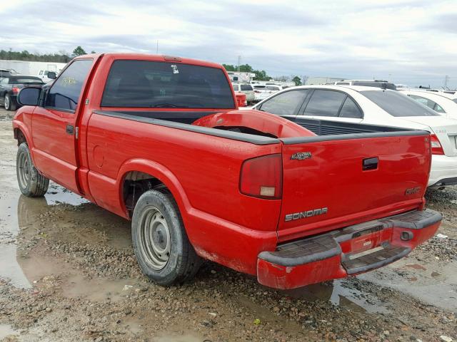 1GTCS1444Y8171261 - 2000 GMC SONOMA RED photo 3