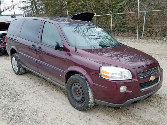 1GNDV23L16D148039 - 2006 CHEVROLET UPLANDER L MAROON photo 1