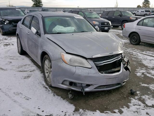 1C3CCBCG5EN135725 - 2014 CHRYSLER 200 LIMITE SILVER photo 1