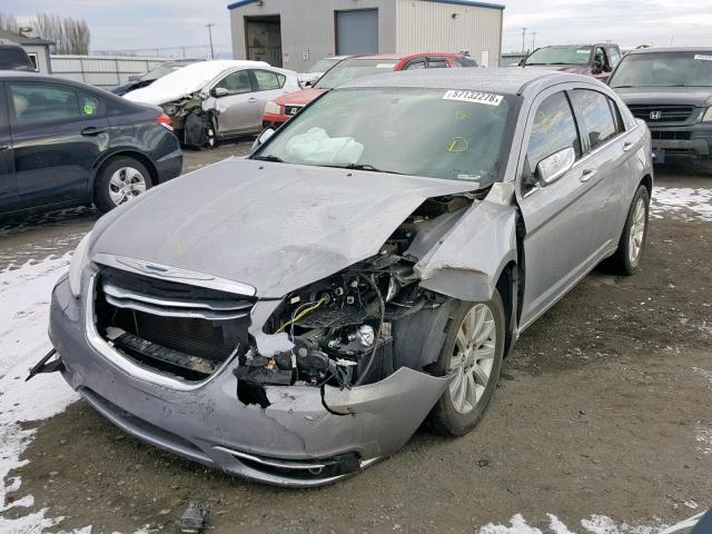 1C3CCBCG5EN135725 - 2014 CHRYSLER 200 LIMITE SILVER photo 2