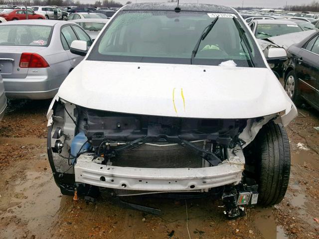 2FMDK3KC7DBC92525 - 2013 FORD EDGE LIMIT WHITE photo 7