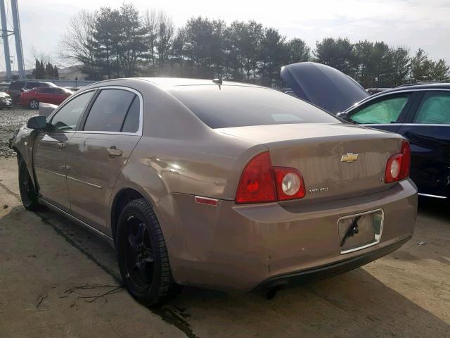 1G1ZH57B58F183806 - 2008 CHEVROLET MALIBU 1LT BROWN photo 3