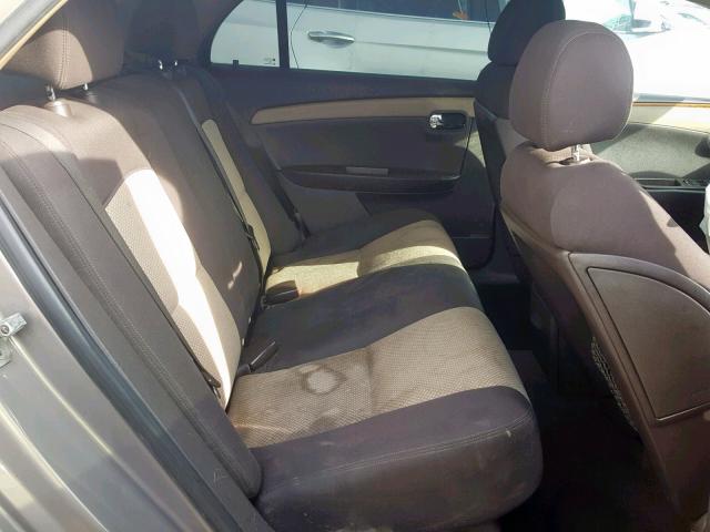1G1ZH57B58F183806 - 2008 CHEVROLET MALIBU 1LT BROWN photo 6