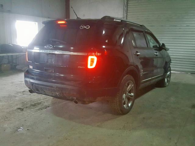 1FMHK8F81BGA29635 - 2011 FORD EXPLORER L BLACK photo 4