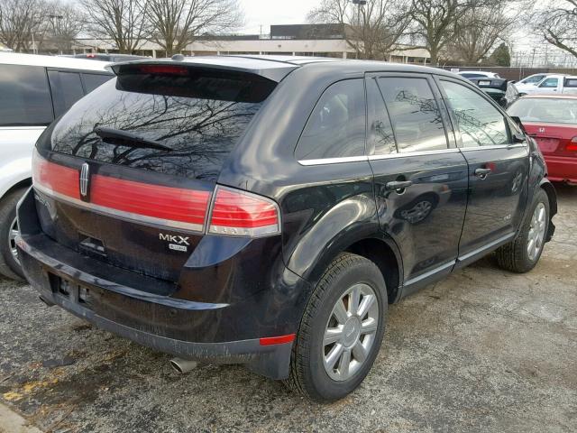 2LMDU88C78BJ22478 - 2008 LINCOLN MKX BLACK photo 4