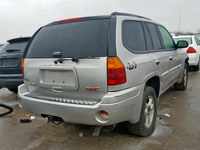 1GKDS13S442403511 - 2004 GMC ENVOY SILVER photo 4