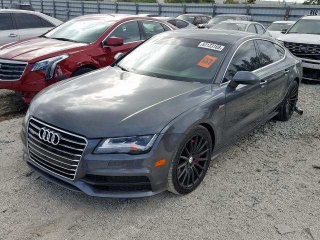 WAU2GAFC3CN163841 - 2012 AUDI A7 PRESTIG GRAY photo 2