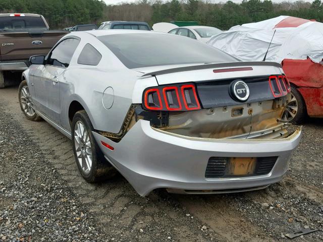 1ZVBP8CF1D5240537 - 2013 FORD MUSTANG GT SILVER photo 3