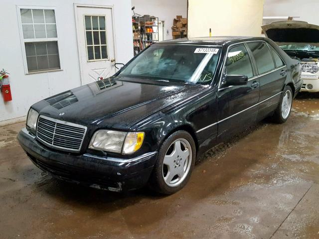 WDBGA43G2VA360687 - 1997 MERCEDES-BENZ S 420 BLACK photo 2