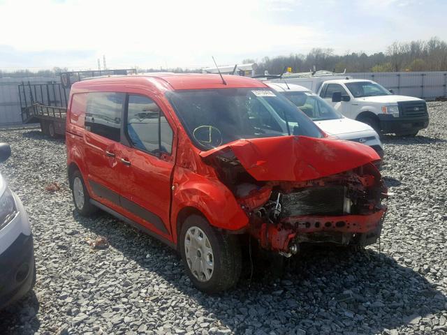 NM0LS7E79E1137183 - 2014 FORD TRANSIT CO RED photo 1