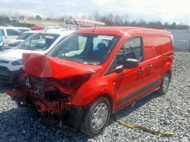 NM0LS7E79E1137183 - 2014 FORD TRANSIT CO RED photo 2