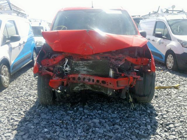 NM0LS7E79E1137183 - 2014 FORD TRANSIT CO RED photo 9