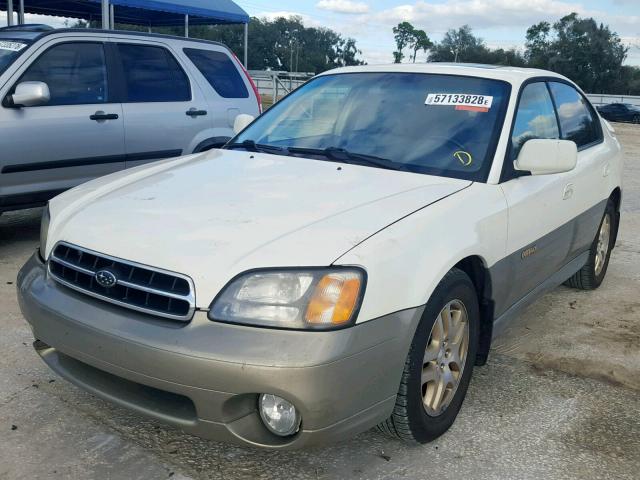 4S3BE686617214845 - 2001 SUBARU LEGACY OUT WHITE photo 2