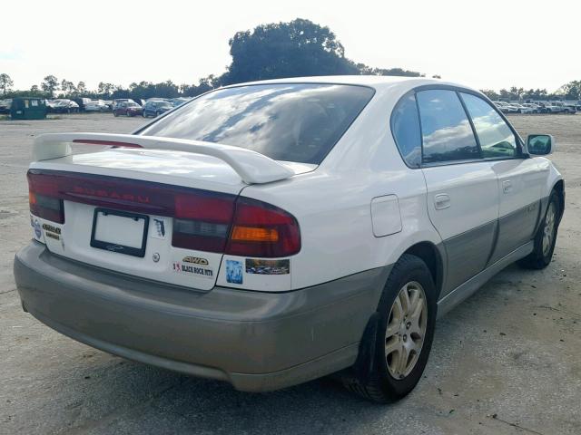 4S3BE686617214845 - 2001 SUBARU LEGACY OUT WHITE photo 4