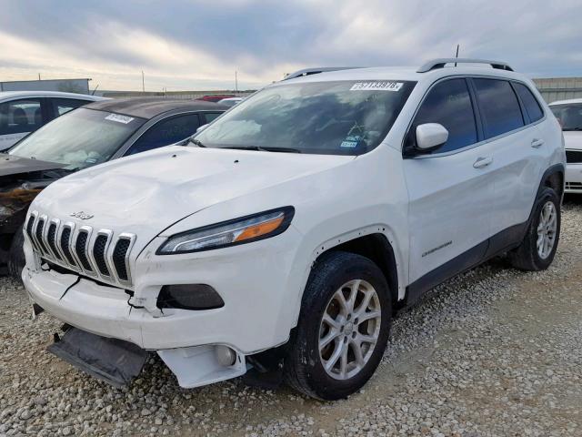 1C4PJLCB8GW159463 - 2016 JEEP CHEROKEE L WHITE photo 2