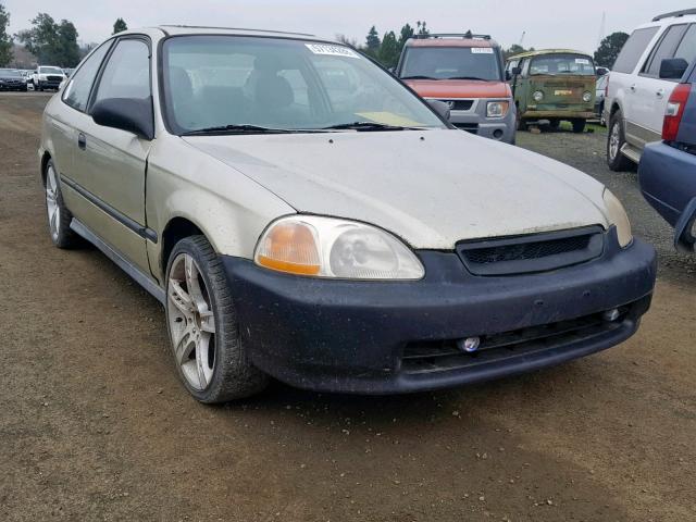 1HGEJ6222VL060387 - 1997 HONDA CIVIC DX TAN photo 1