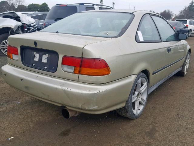 1HGEJ6222VL060387 - 1997 HONDA CIVIC DX TAN photo 4