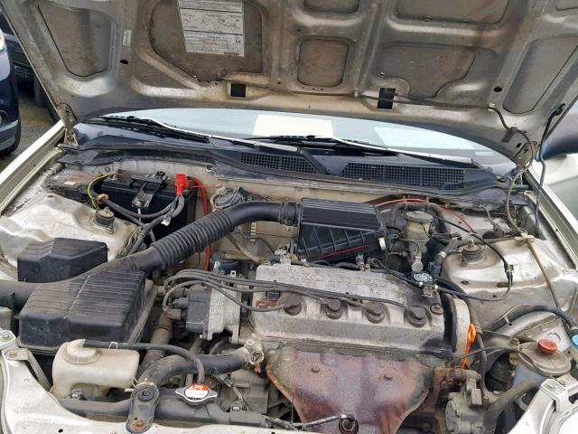 1HGEJ6222VL060387 - 1997 HONDA CIVIC DX TAN photo 7