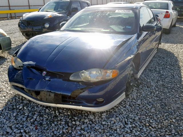 2G1WX12KX39253100 - 2003 CHEVROLET MONTE CARL BLUE photo 2